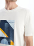 LC Waikiki Crew Neck Short Sleeve Printed Combed Cotton Men's T-shirt